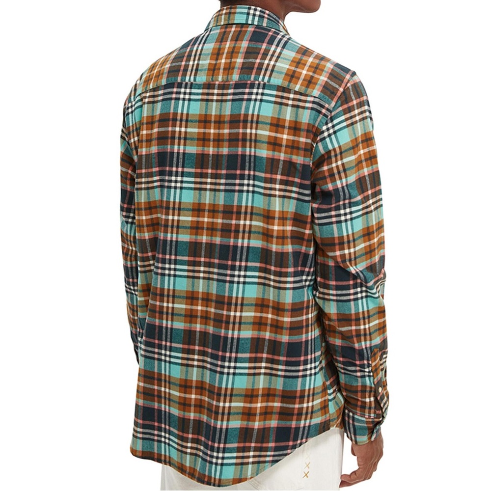 Scotch & Soda Multi Check Relaxed Fit Cotton Shirt - image 7